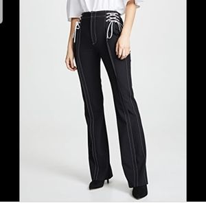 ADEAM Lace Up Boot Leg Pants